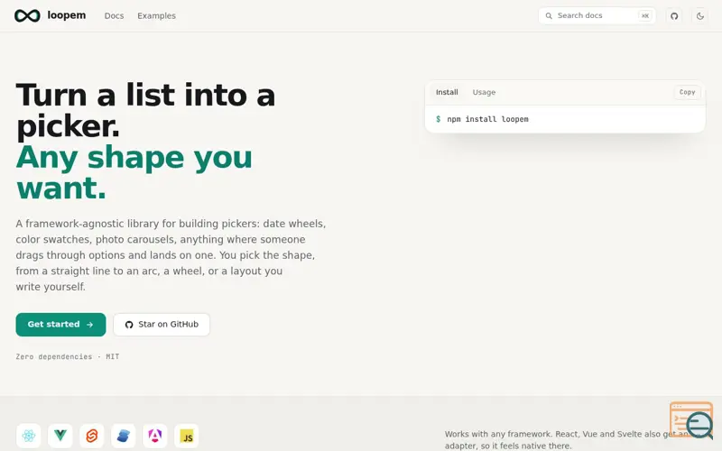 Screenshot of Loopem