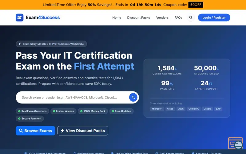 Screenshot of Pass IT Certifications in 2026