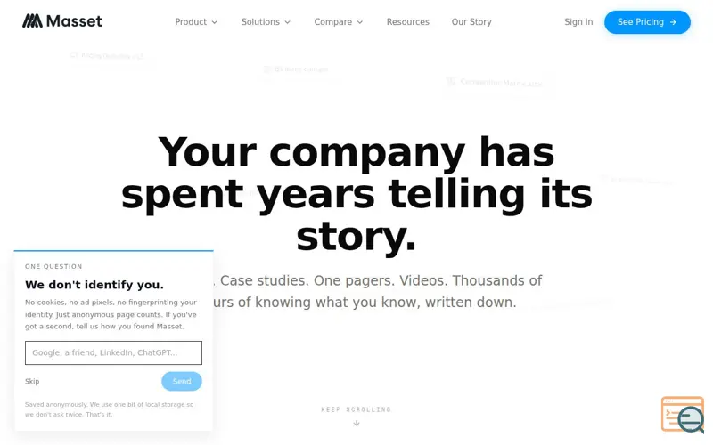 Screenshot of Masset