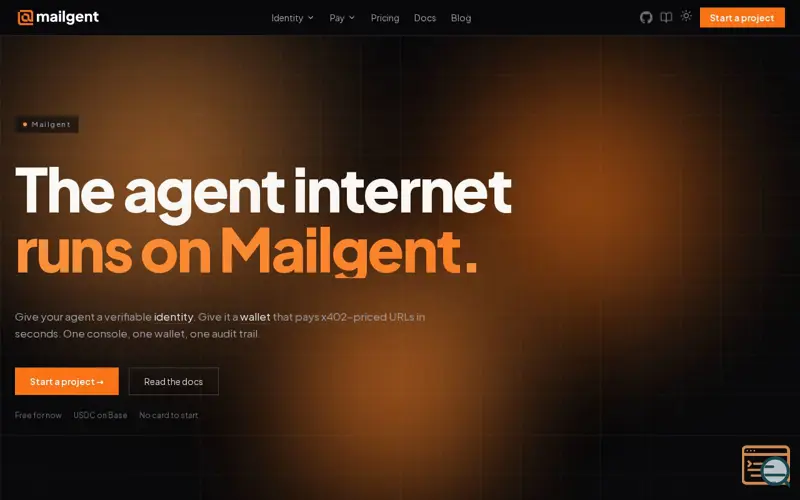 Screenshot of Mailgent