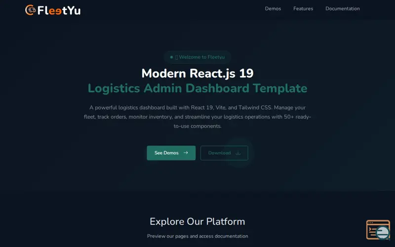 Screenshot of Fleetyu Admin Dashboard
