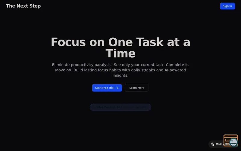 Screenshot of The Next Step 