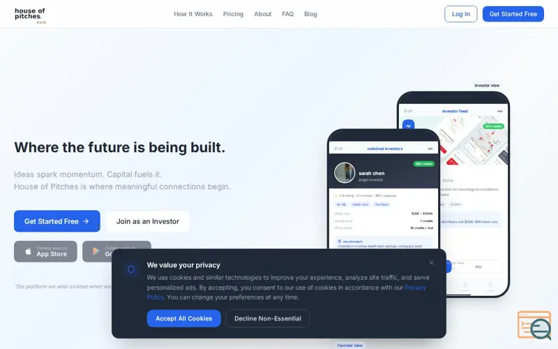 Screenshot of House of Pitches