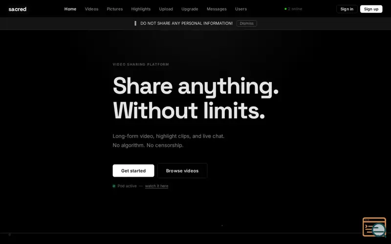 Screenshot of Sacred