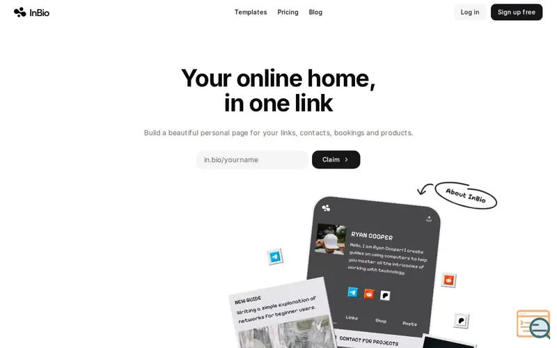 Screenshot of InBio