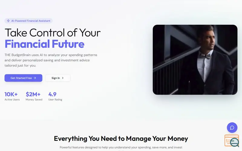 Screenshot of THE BudgetBrain
