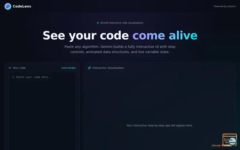 Screenshot of Code Lens