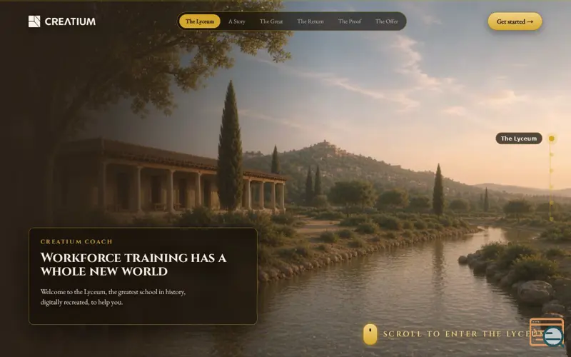 Screenshot of Creatium Coach