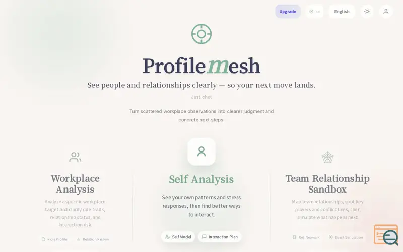 Screenshot of Profilemesh
