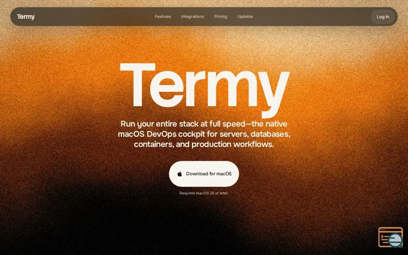 Screenshot of Termy