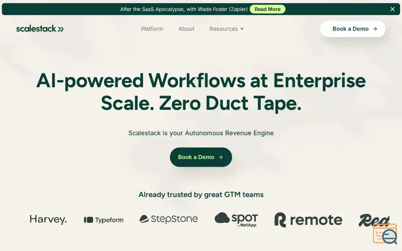 Screenshot of Scalestack