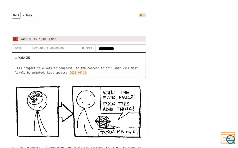 Screenshot of 0xff