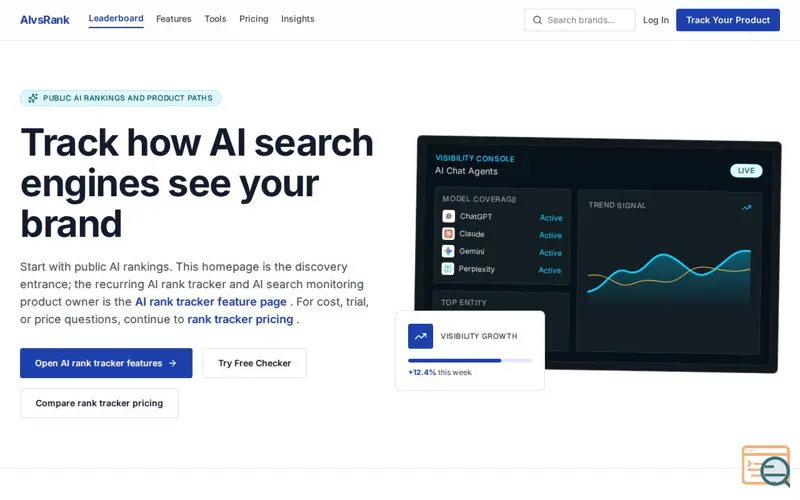 Screenshot of AIvsRank