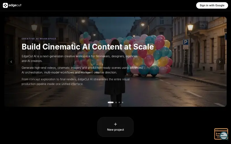 Screenshot of EdgeCut AI