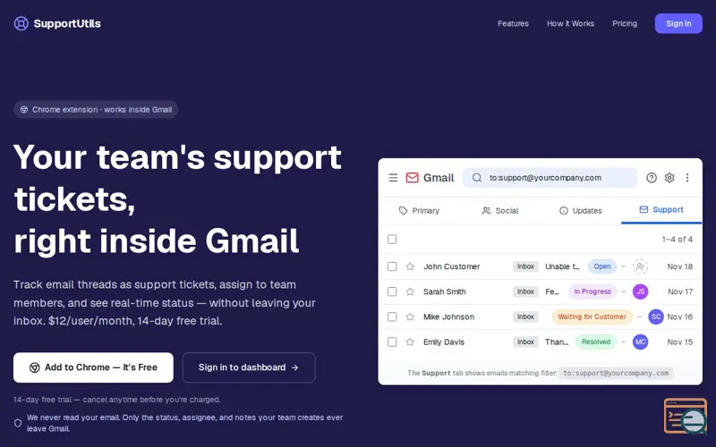 Screenshot of SupportUtils