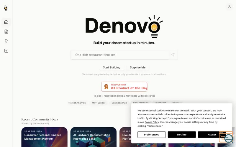 Screenshot of Denovo