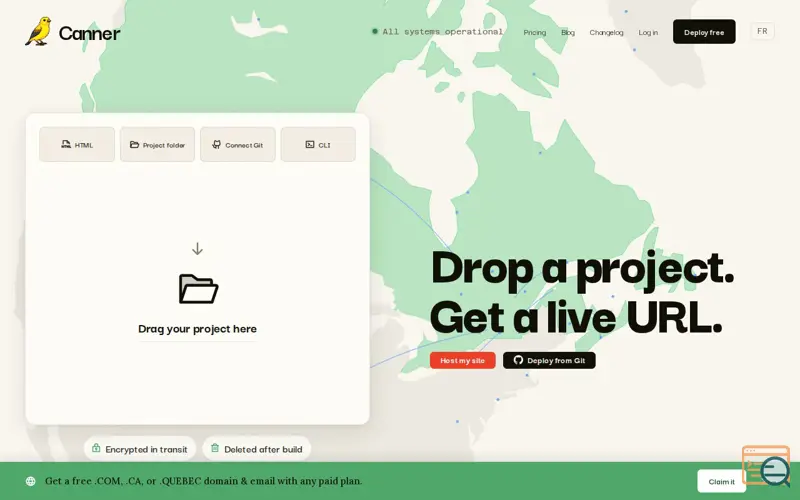 Screenshot of Canner