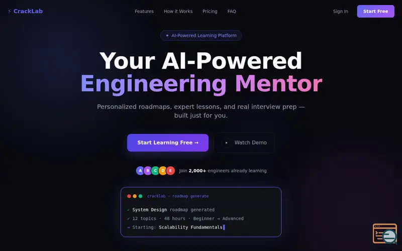 Screenshot of CrackLab