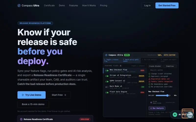 Screenshot of Compass Ultra