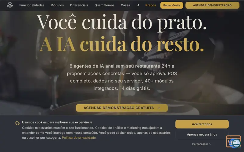 Screenshot of ChefIA POS