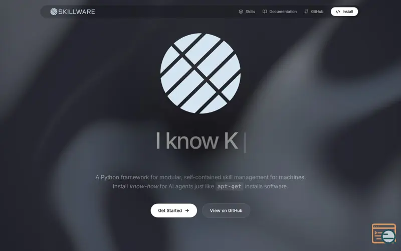 Screenshot of Skillware