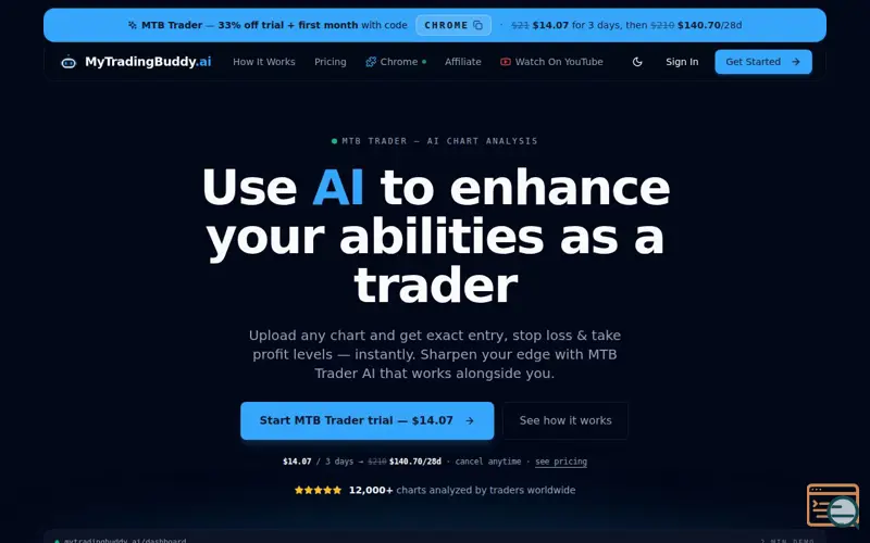 Screenshot of MyTradingBuddy