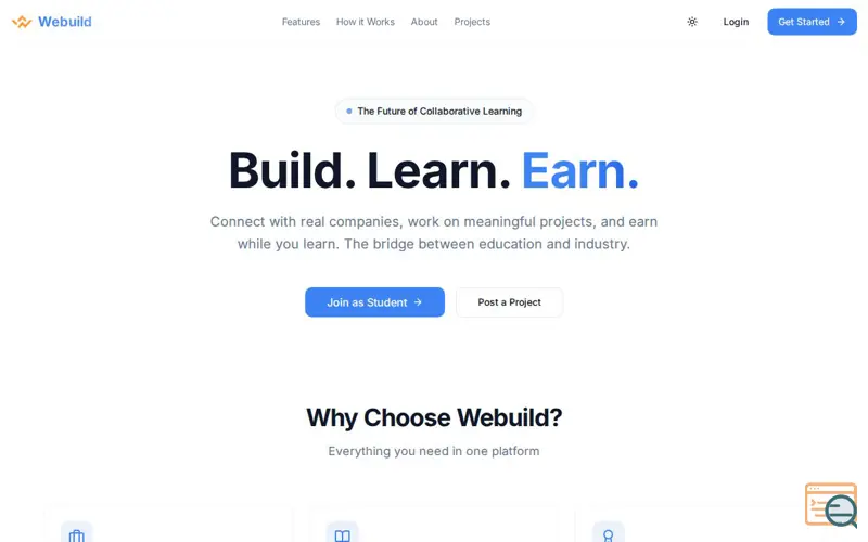 Screenshot of Webuild