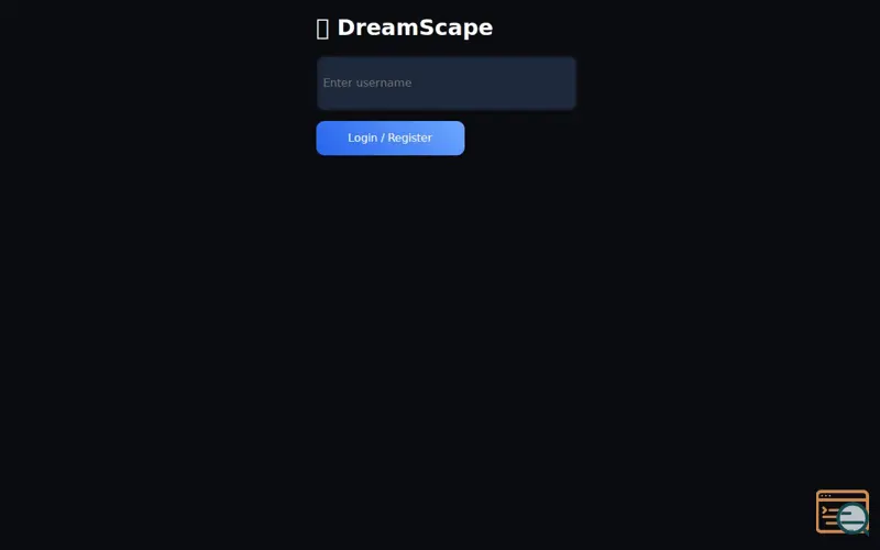 Screenshot of DreamScape