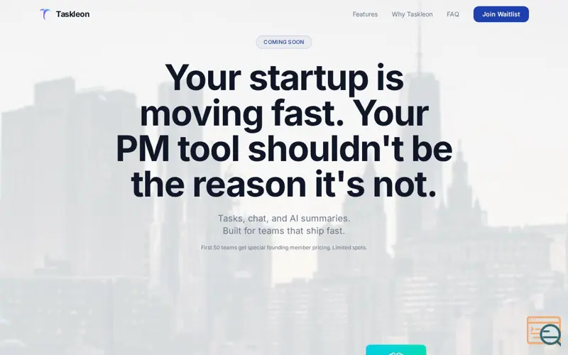 Screenshot of Taskleon