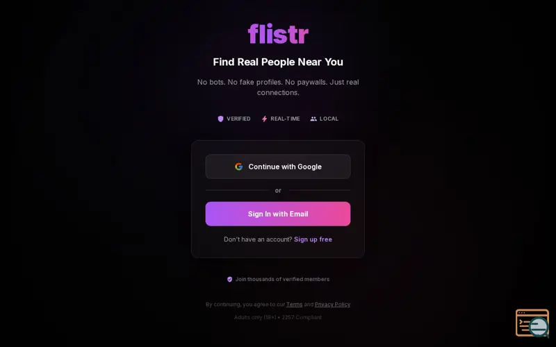 Screenshot of Flistr