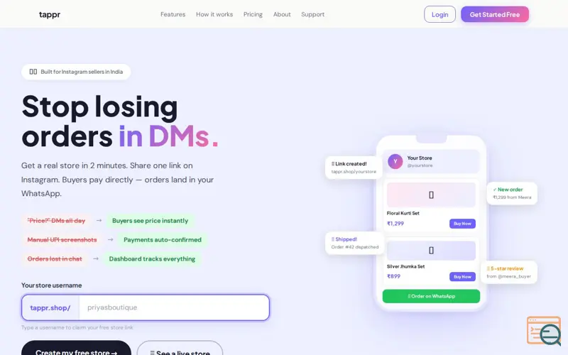 Screenshot of Tappr
