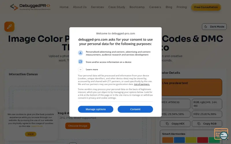 Screenshot of Debugged Pro