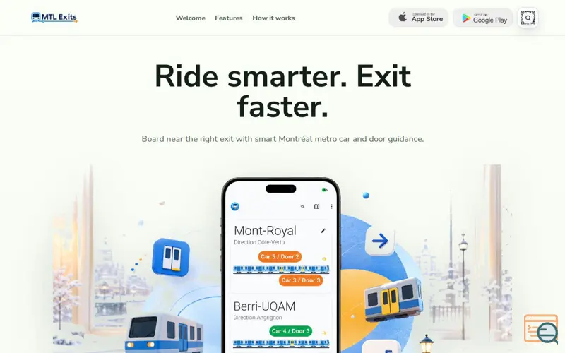 Screenshot of MTL Exits