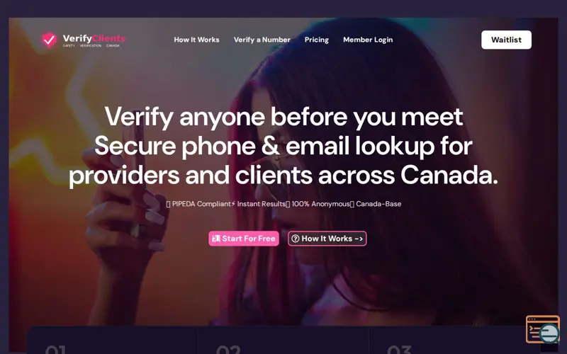 Screenshot of Verify anyone before you meet, a launch using Memberstack