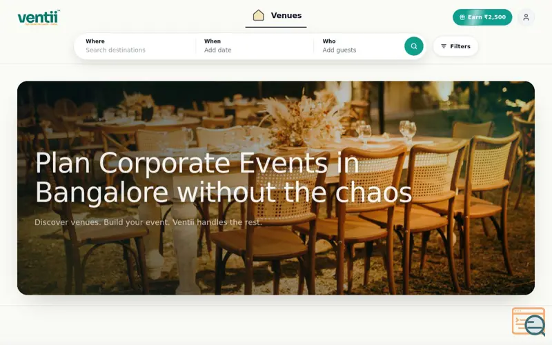 Screenshot of Ventii