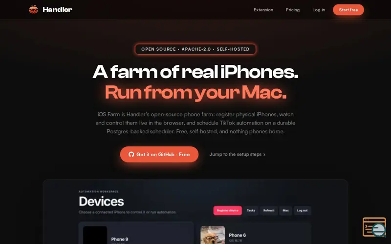 Screenshot of OS iOS Farm Automation