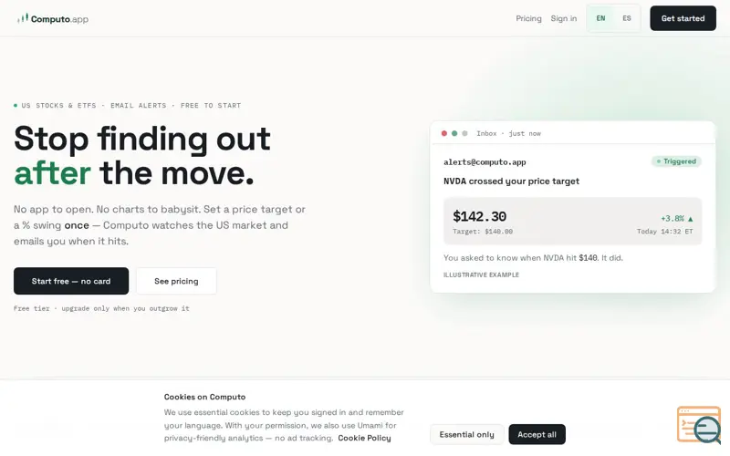 Screenshot of Computo.app