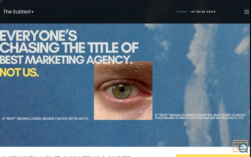 Screenshot of The Subtext