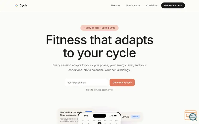Screenshot of Cycla