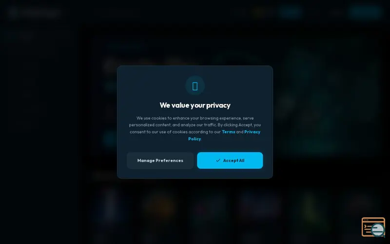 Screenshot of PlayForges
