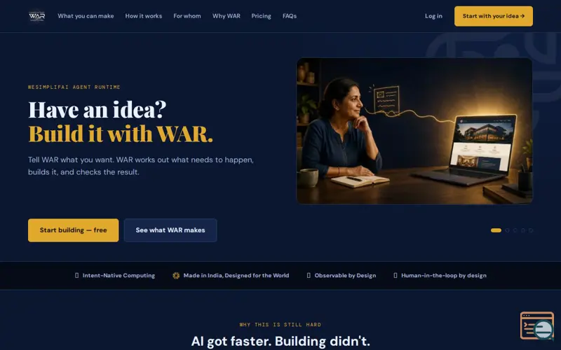Screenshot of WeSimplifAI