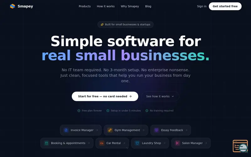 Screenshot of Smapey