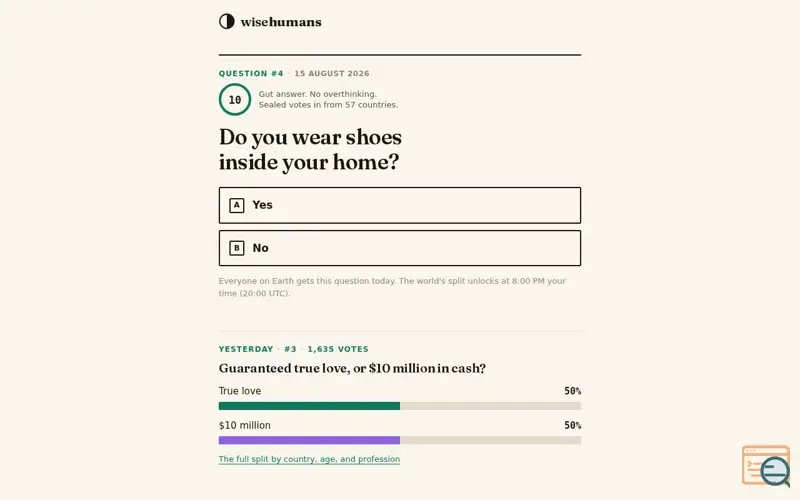 Screenshot of Wisehumans