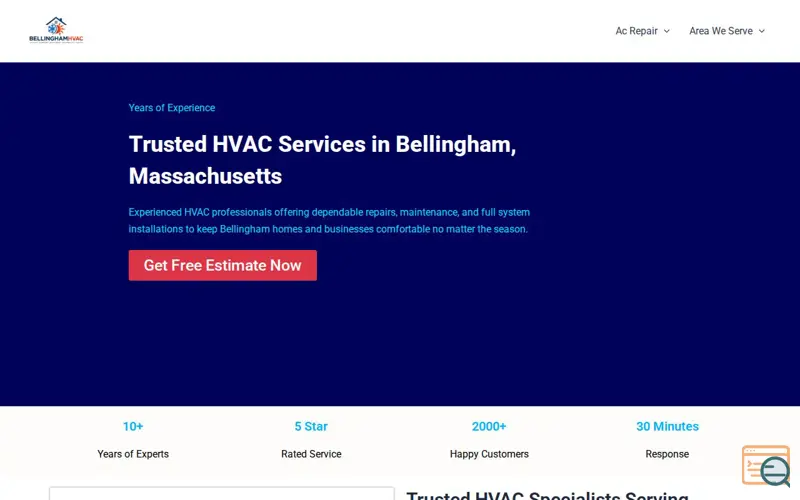 Screenshot of hvac