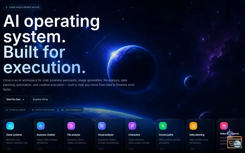 Screenshot of Cinxe