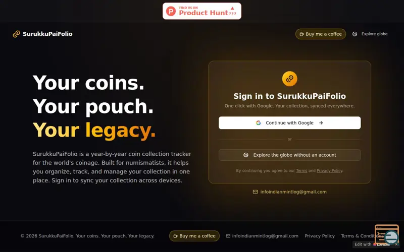 Screenshot of SurukkuPaiFolio