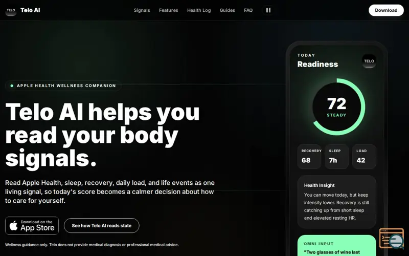 Screenshot of Telo