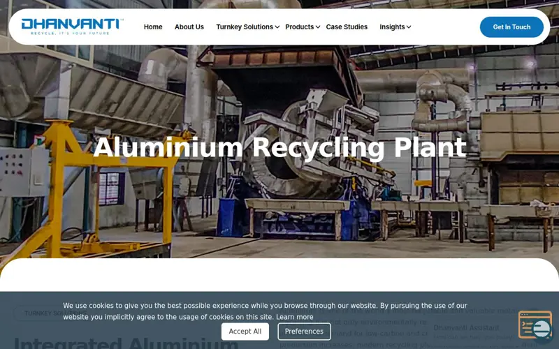 Screenshot of Dhanvanti Engineering Pvt. Ltd.