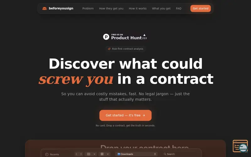 Screenshot of Beforeyousign