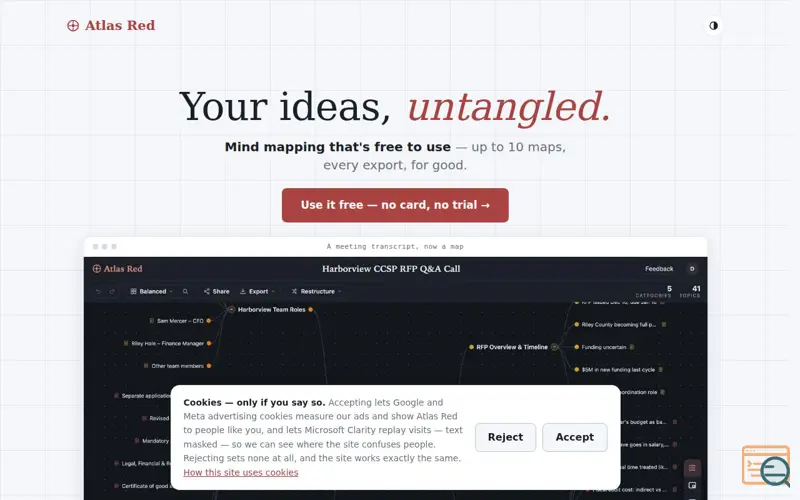 Screenshot of Atlas Red